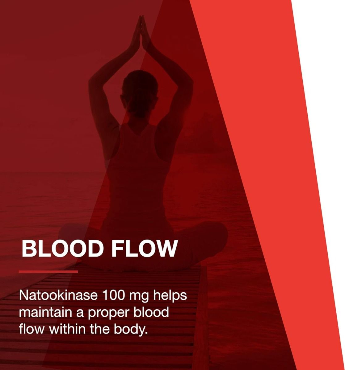 Nattokinase 2000 FU 100 MG 60 Vegan Capsules