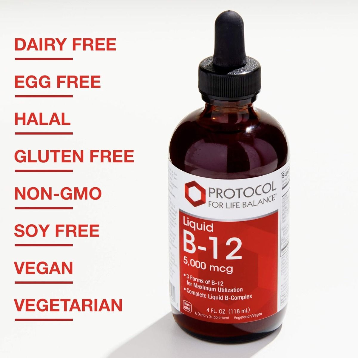 Vitamin B-12 Liquid 5000 MCG 4 Oz