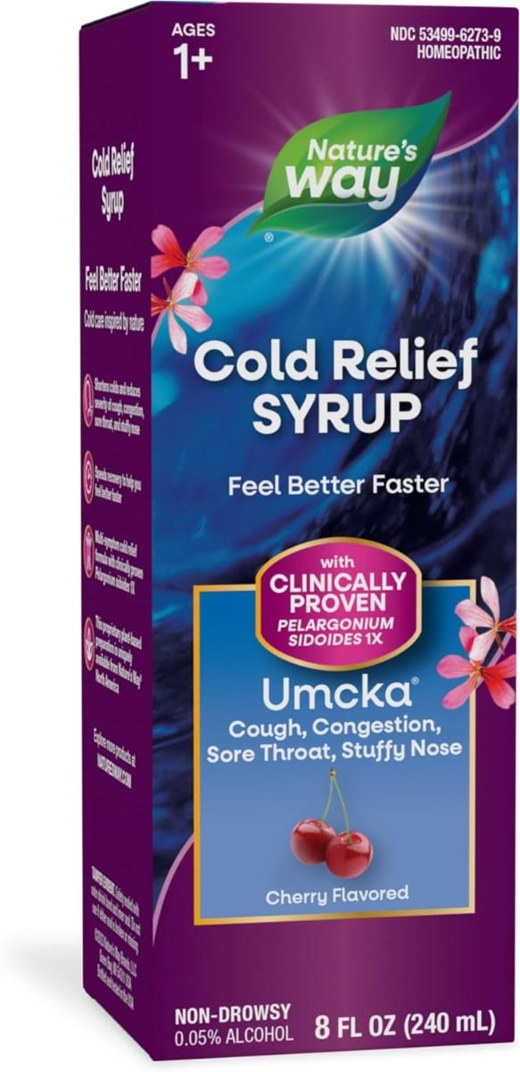 Umcka Coldcare Soothing Syrup 8 OZ SyrupCherry