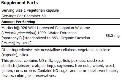 Optimized Fucoidan with Maritech 926 60 Veggie Caps