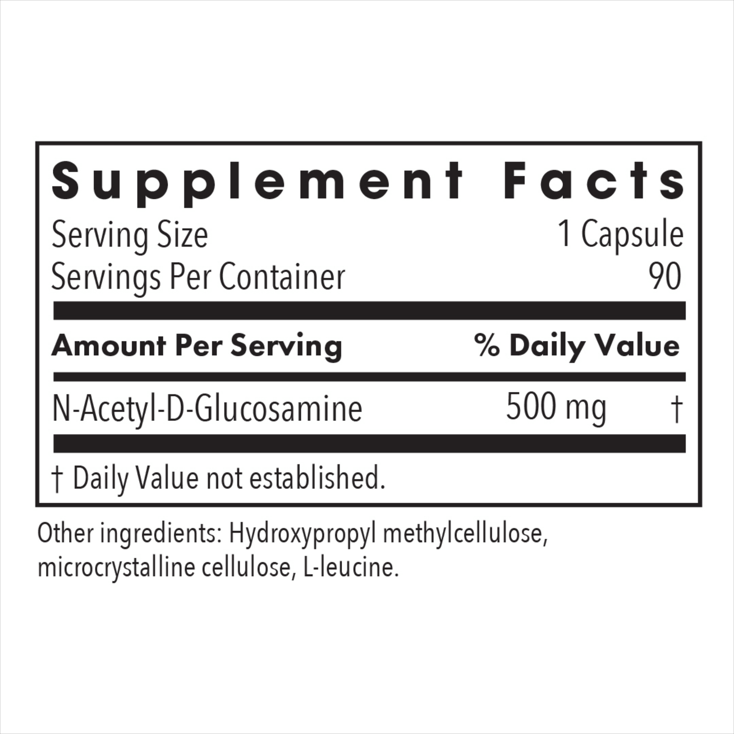 N-Acetyl Glucosamine 90Veggie Caps