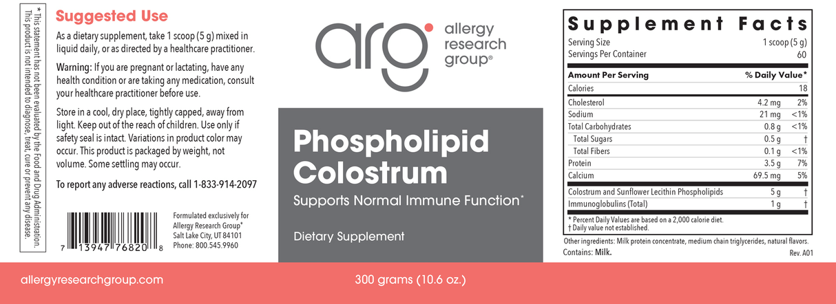 Phospholipid Colostrum 300 G Powder