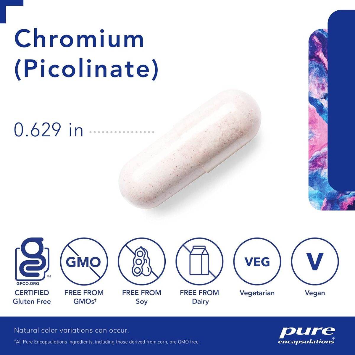 Chromium Picolinate 500 MCG 180 Veggie Caps