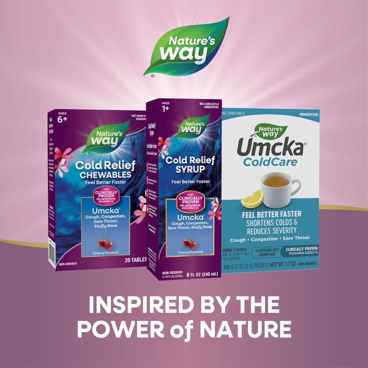 Umcka Coldcare Soothing Syrup 8 OZ SyrupCherry