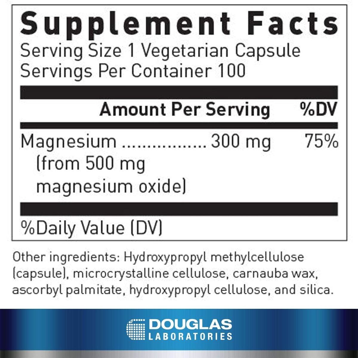 Magnesium Oxide Veggie Caps