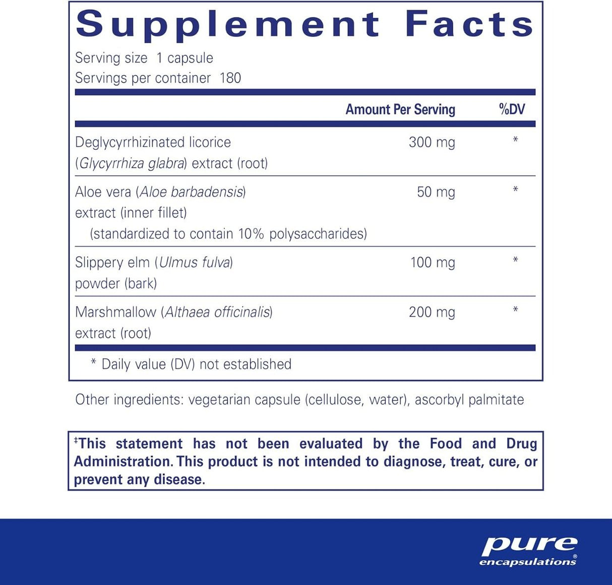 DGL Plus 180 Capsules