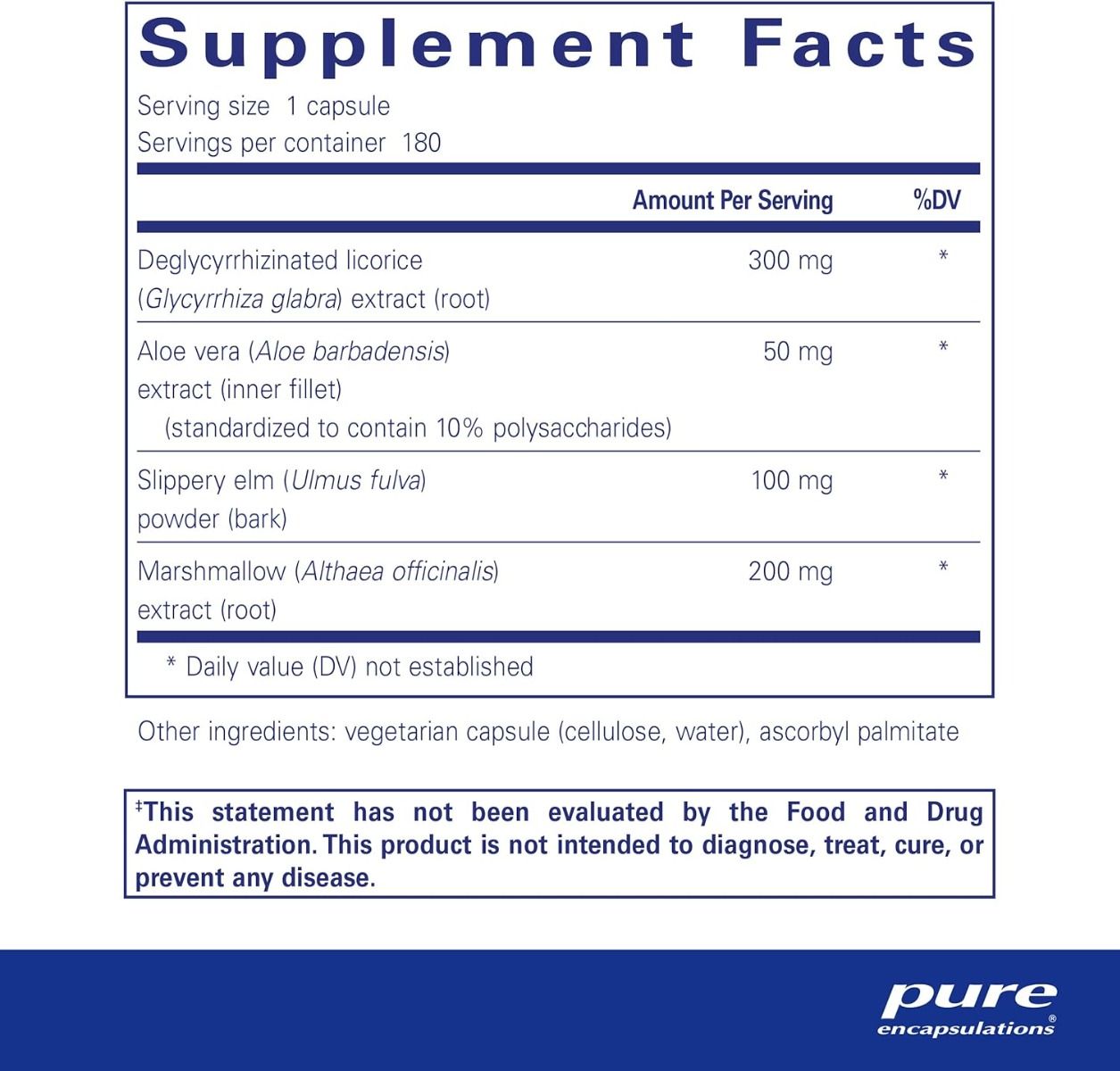 DGL Plus 180 Capsules