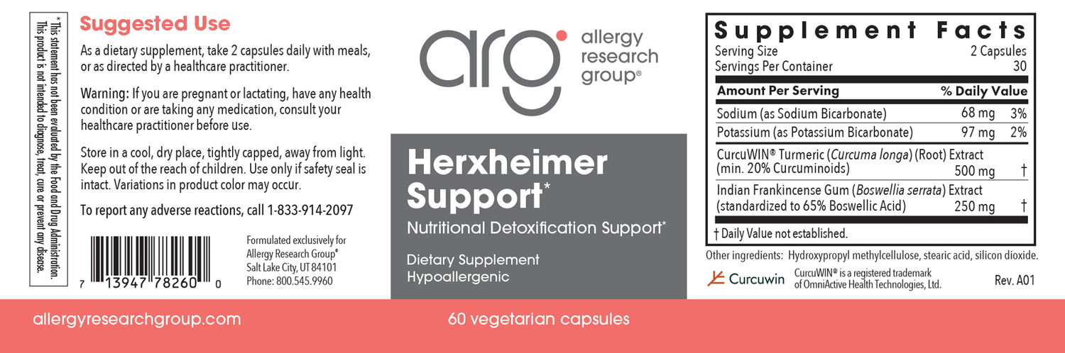 Herxheimer Support 60Veggie Caps