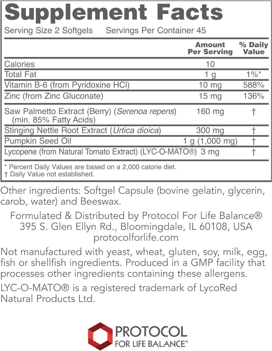 Ortho Prostate 90 Softgels
