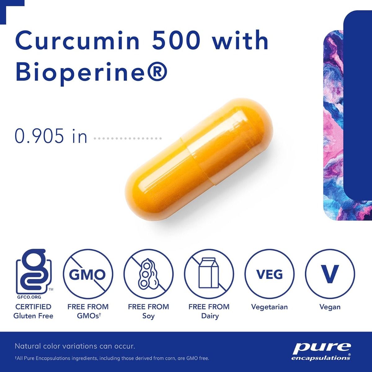 Curcumin 500 With Bioperine 60 Veggie Caps