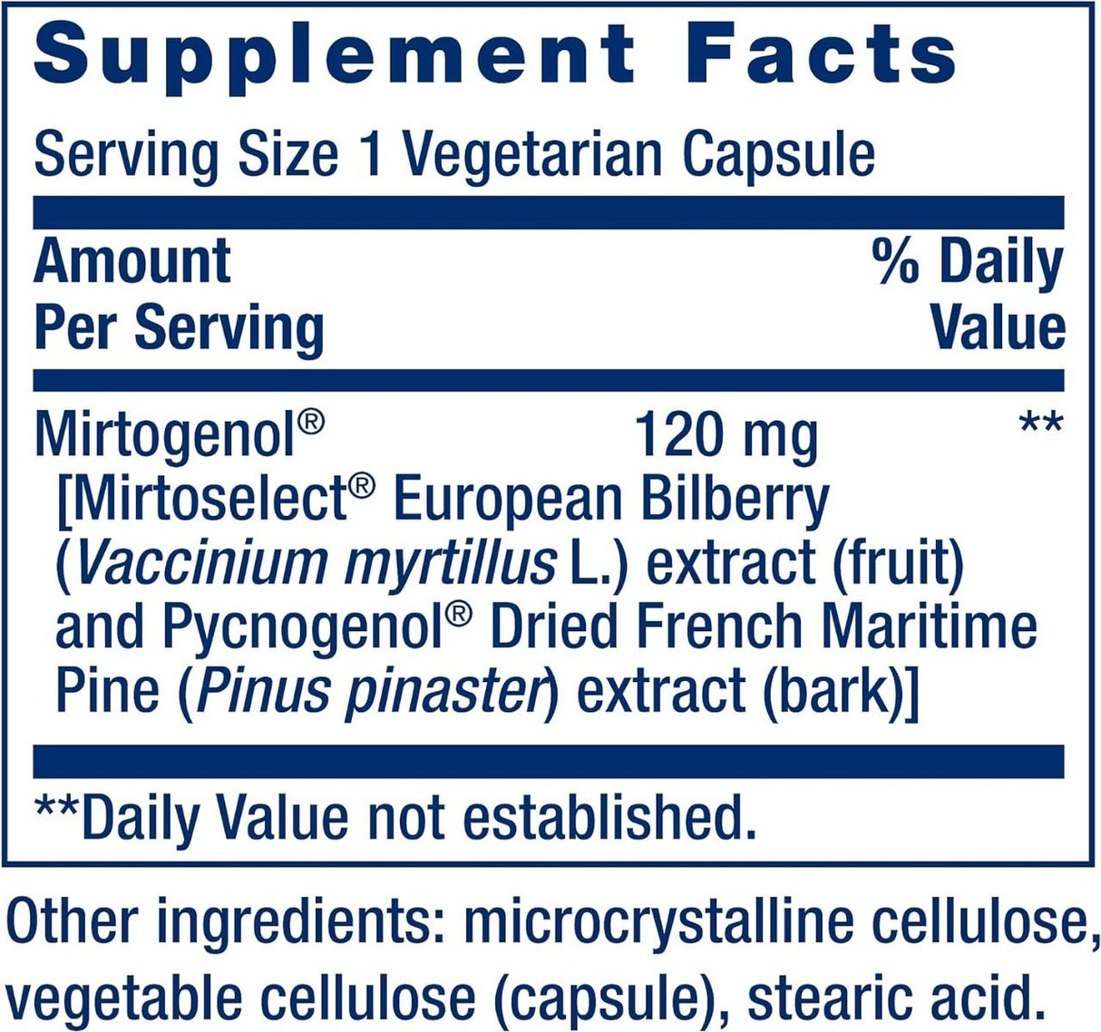 Eye Pressure Support 120 MG 30 Veggie Caps