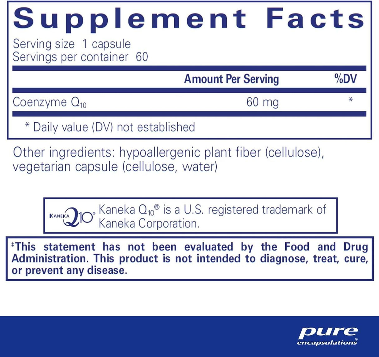 Co Q10 60 Mg 60 Veggie Caps