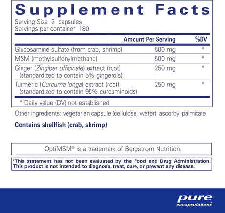 Glucosamine MSM 360 Veggie Caps