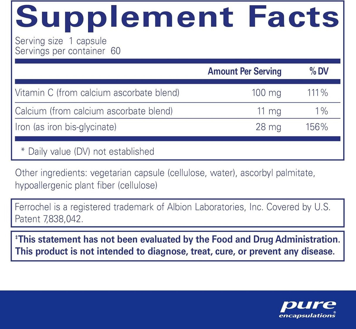 OptiFerin-C 60 Capsules