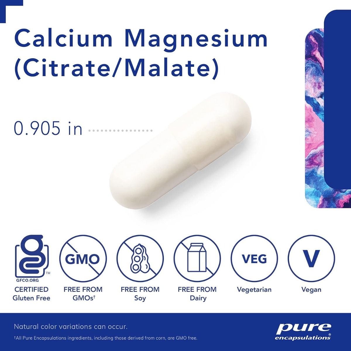 Calcium Magnesium Citrate/Malate 180 Capsules