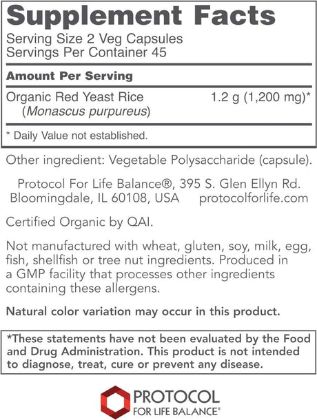 Red Yeast Rice Extract 600 MG