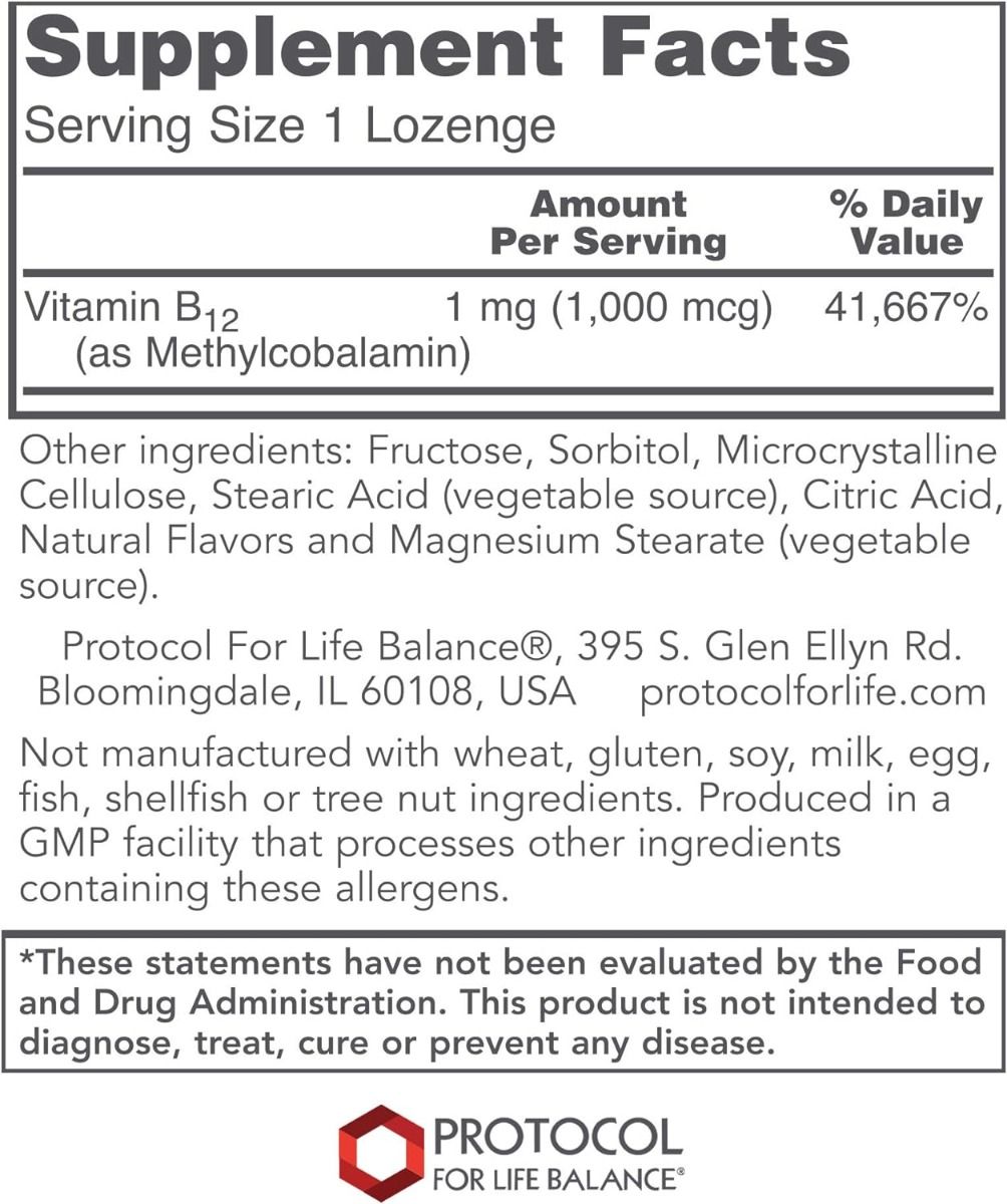 Methyl B-12 1000 MCG 100 Lozenges