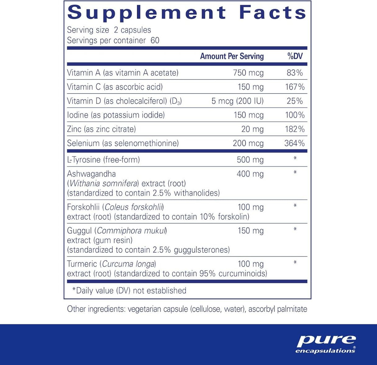 Thyroid Support Complex 120 Veggie Caps