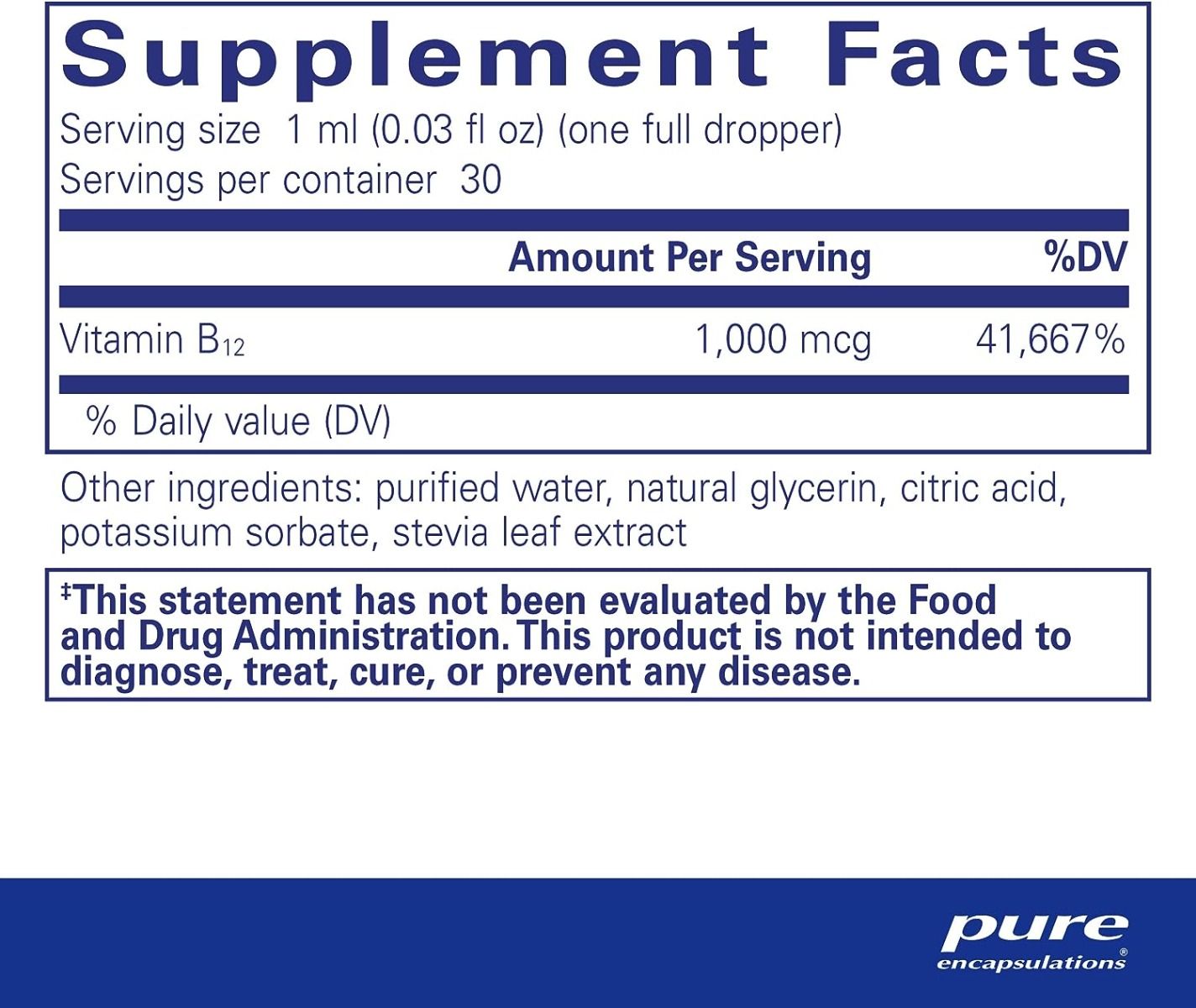 B12 Liquid 1 Fl Oz Liquid
