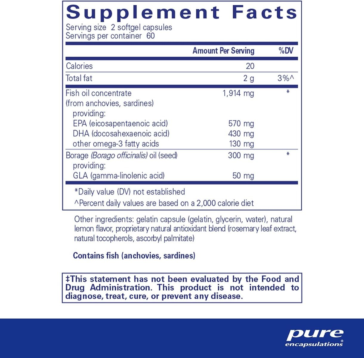 EFA Essentials 120 Softgels