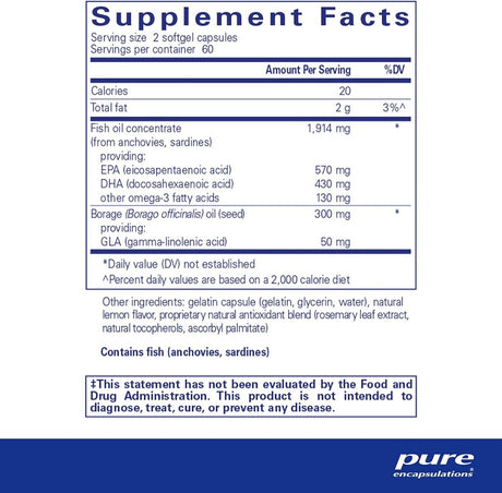 EFA Essentials 120 Softgels