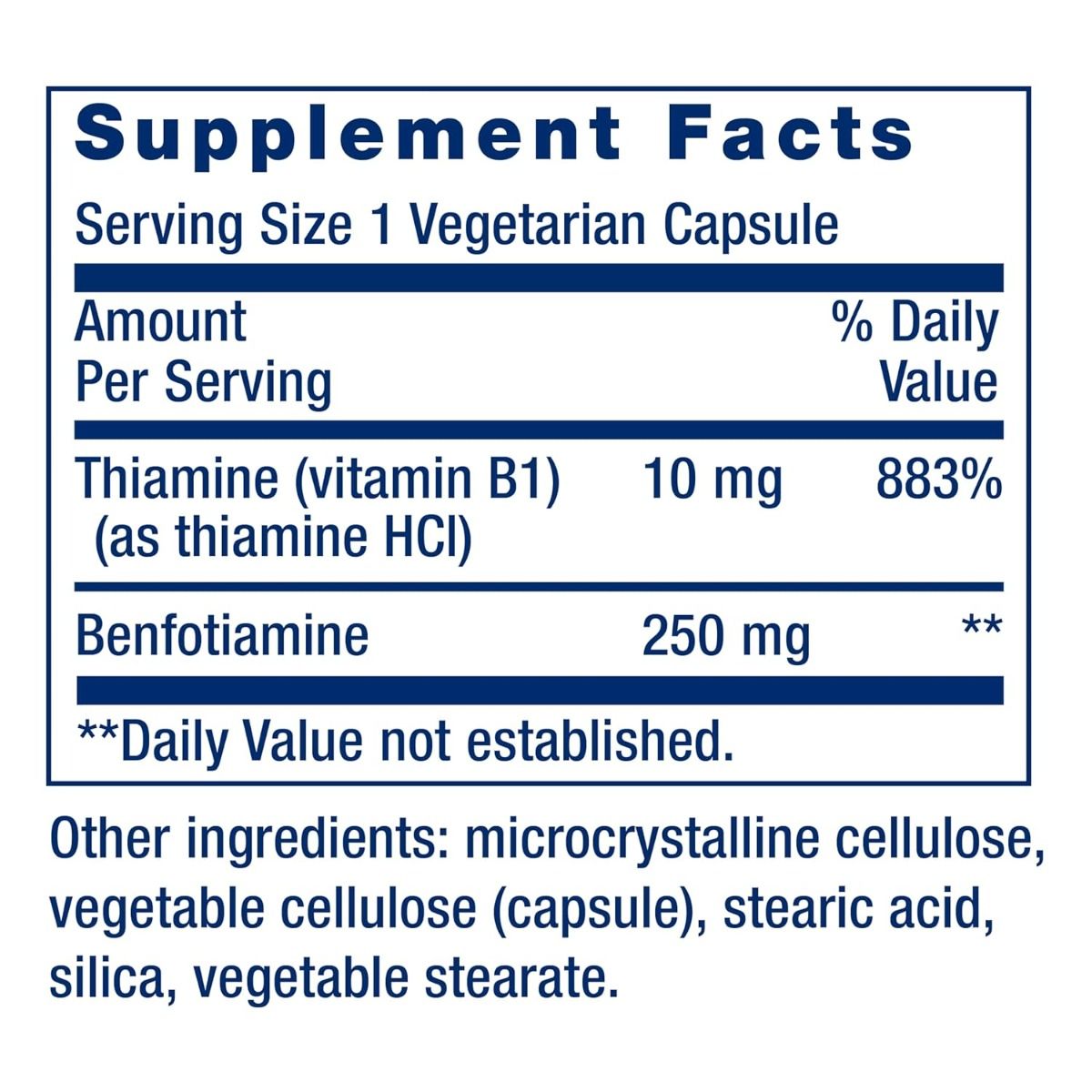 Mega Benfotiamine 250 MG 120 Veggie Caps