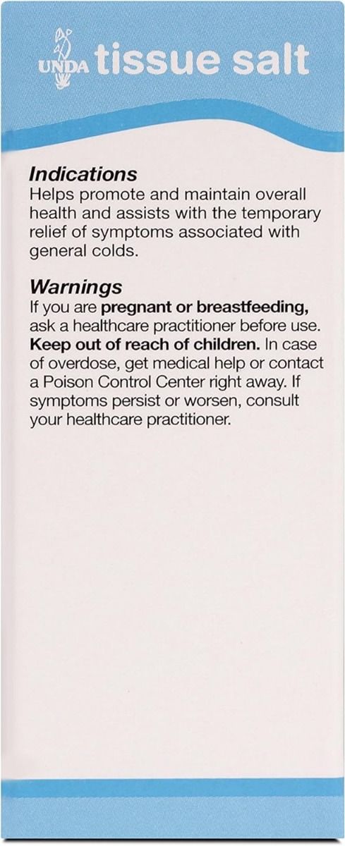 Natrium Muriaticum 6x Homeopathic Remedy (Schuessler Salt) 100 Tablets