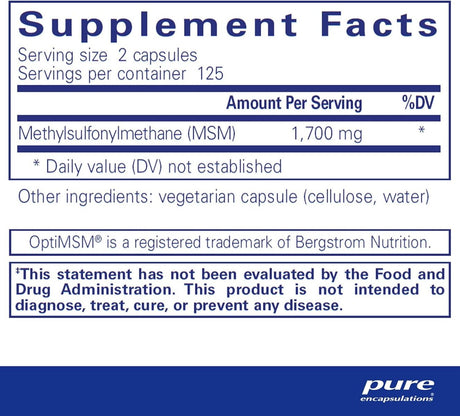 MSM 250 Capsules