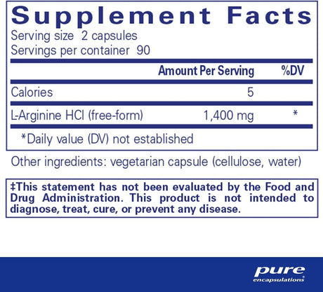L-Arginine 700 MG 180 Veggie Caps