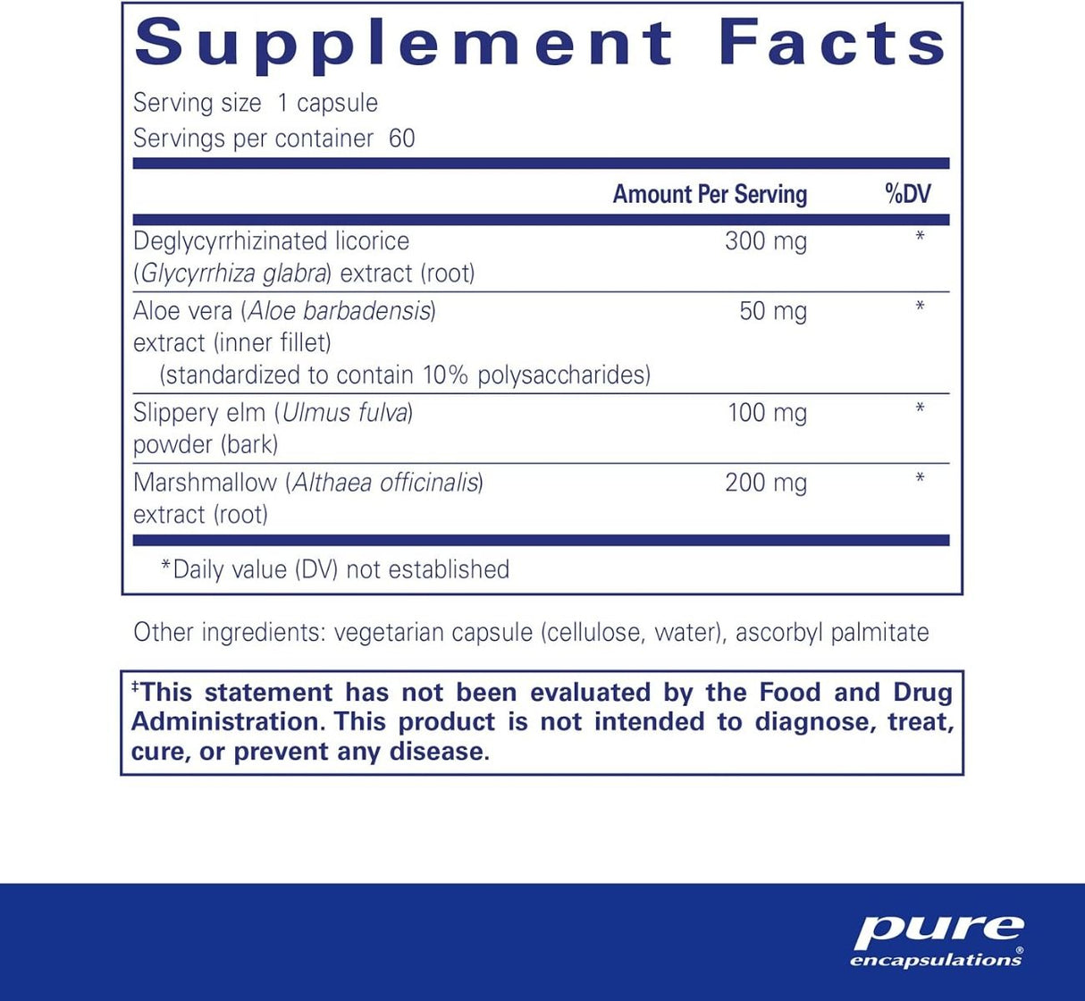 DGL Plus 60 Veggie Caps
