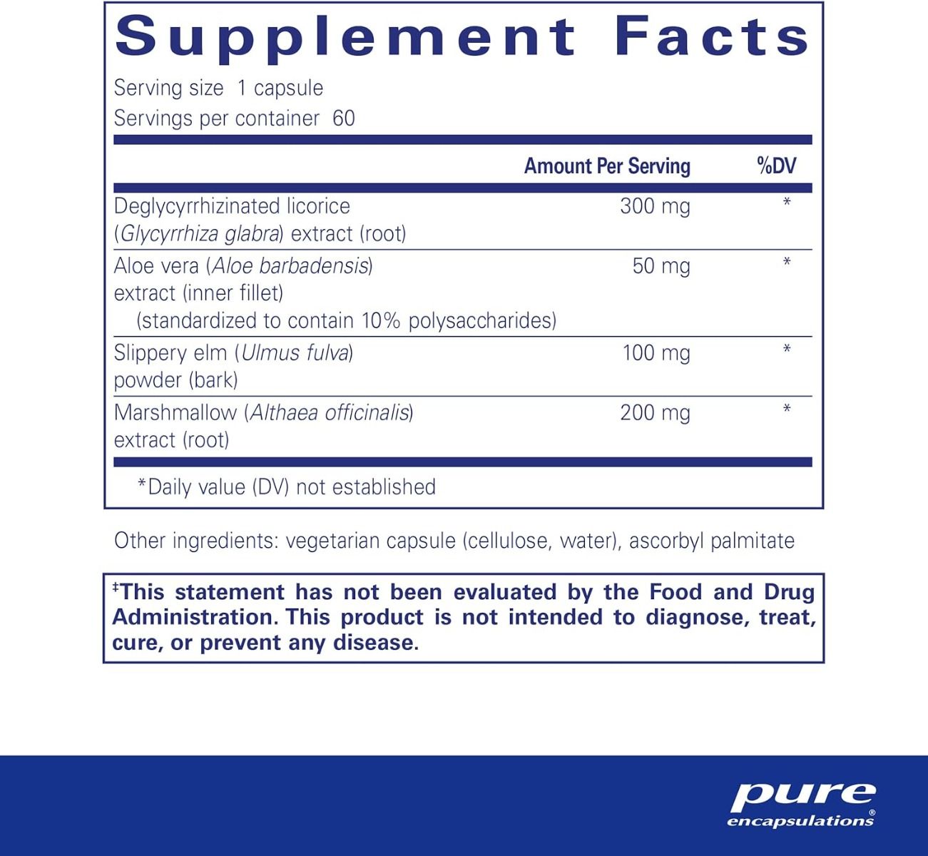DGL Plus 60 Veggie Caps