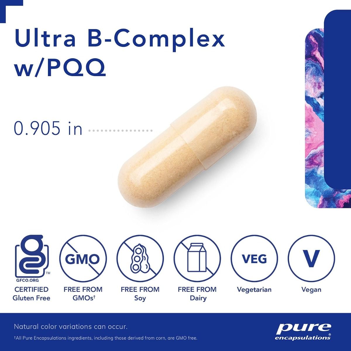 Ultra B-Complex W/ PQQ 60 Veggie Caps