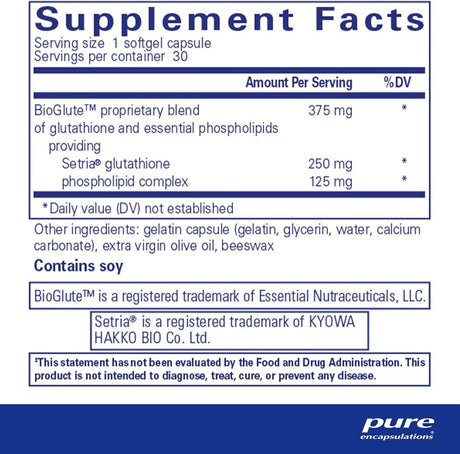 Liposomal Glutathione 30 Softgels