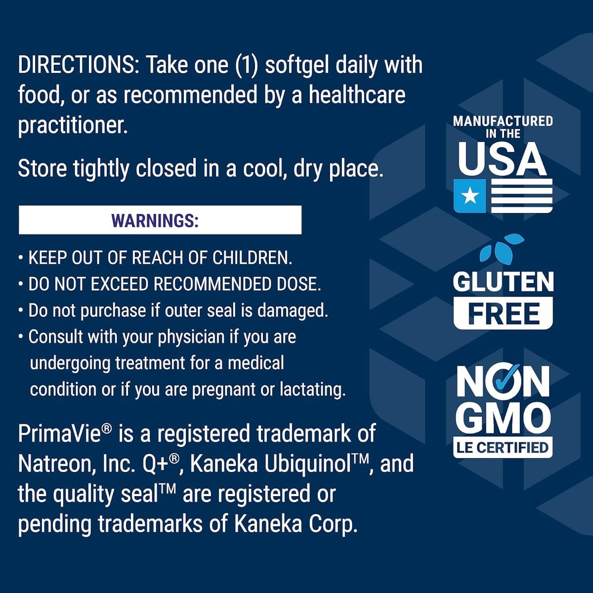 Super Ubiquinol CoQ10 with Enhanced Mitochondrial Support 100 MG 60 Softgels