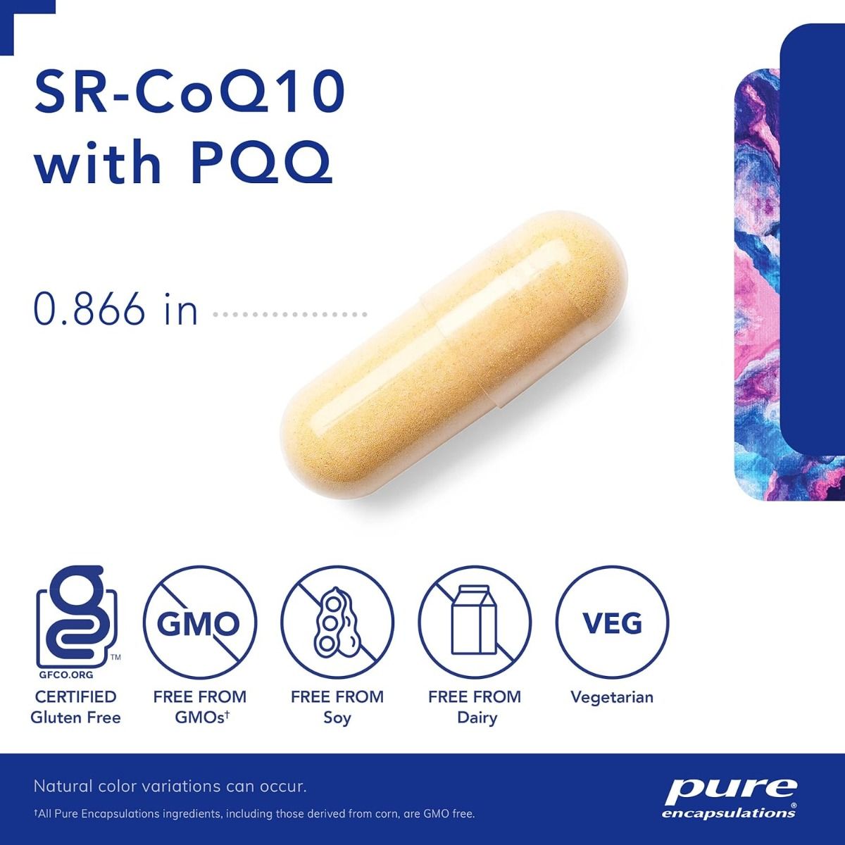 SR-CoQ10 with PQQ 60 Veggie Caps