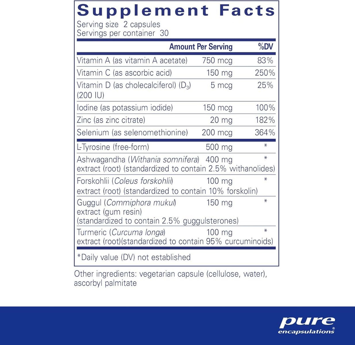Thyroid Support Complex 60 Veggie Caps