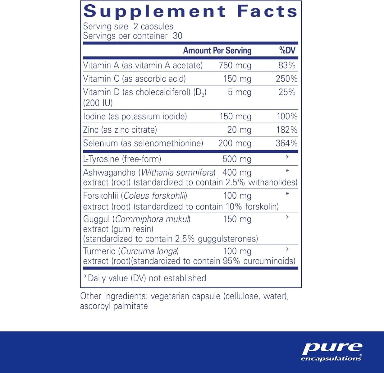 Thyroid Support Complex 60 Veggie Caps