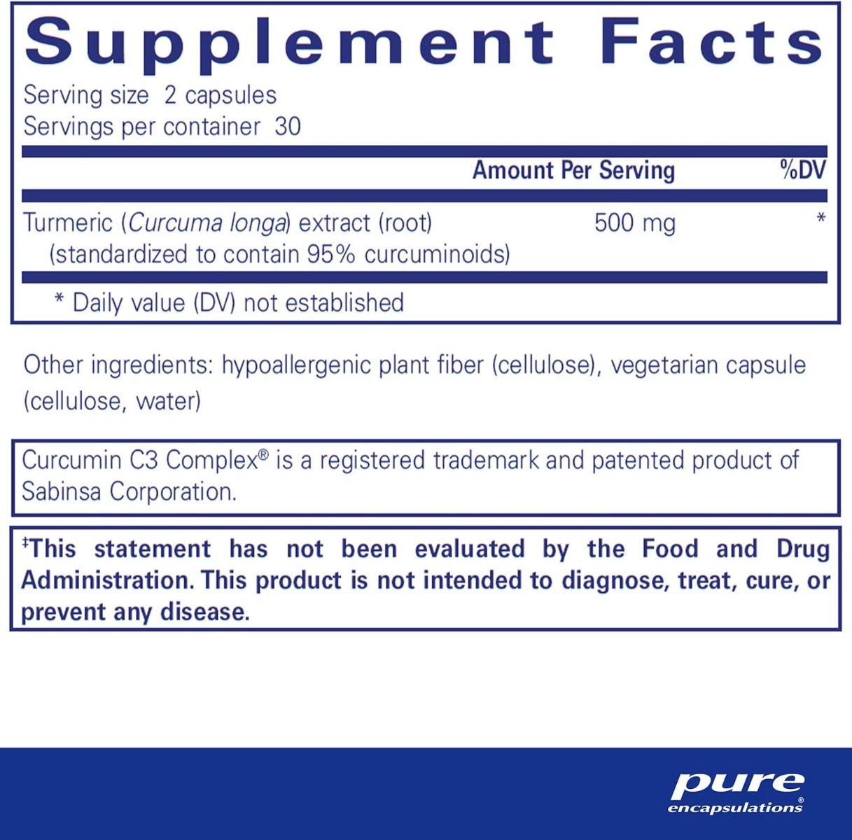 Curcumin 60 Capsules