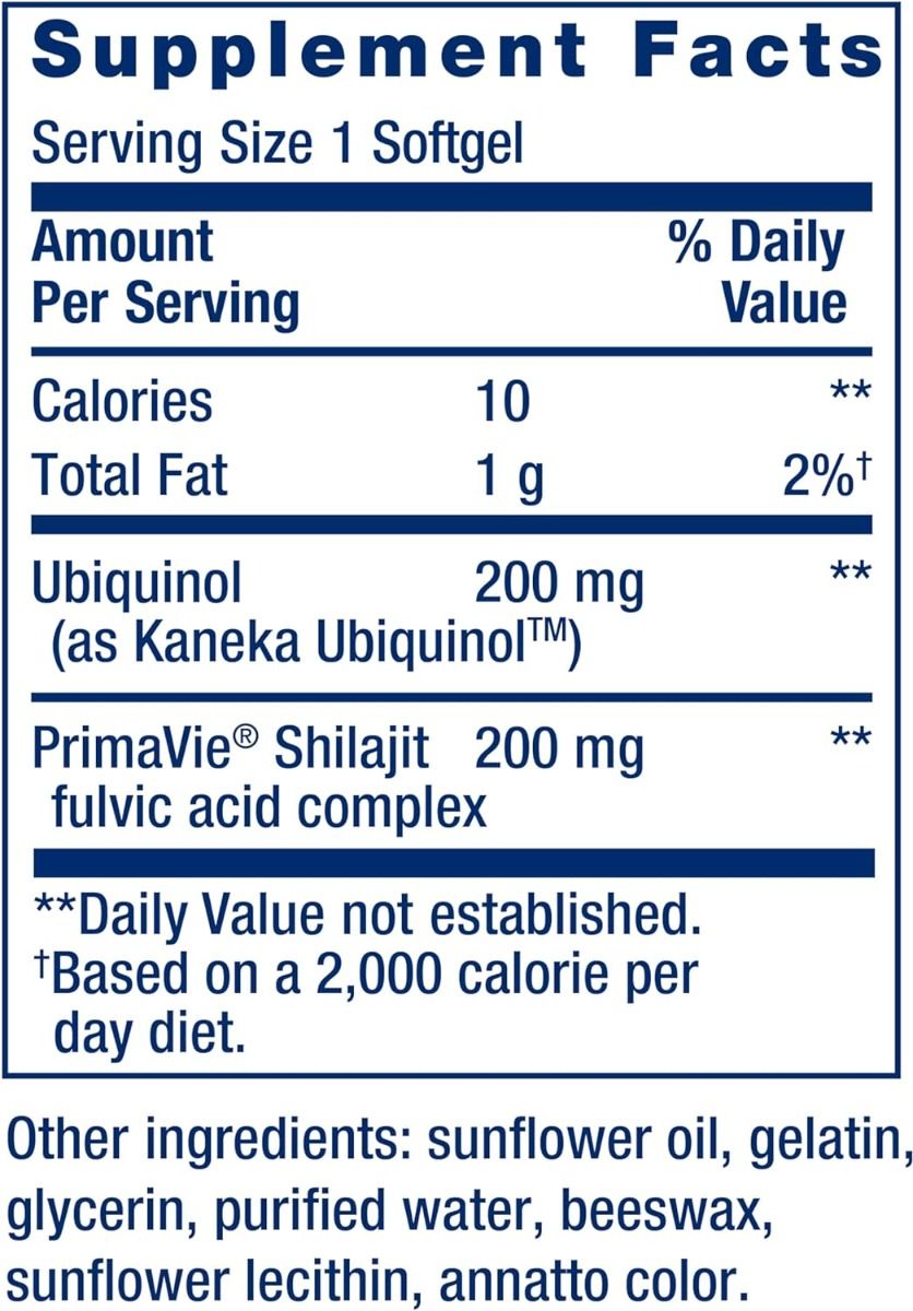 Super Ubiquinol CoQ10 200 MG 30 Softgels