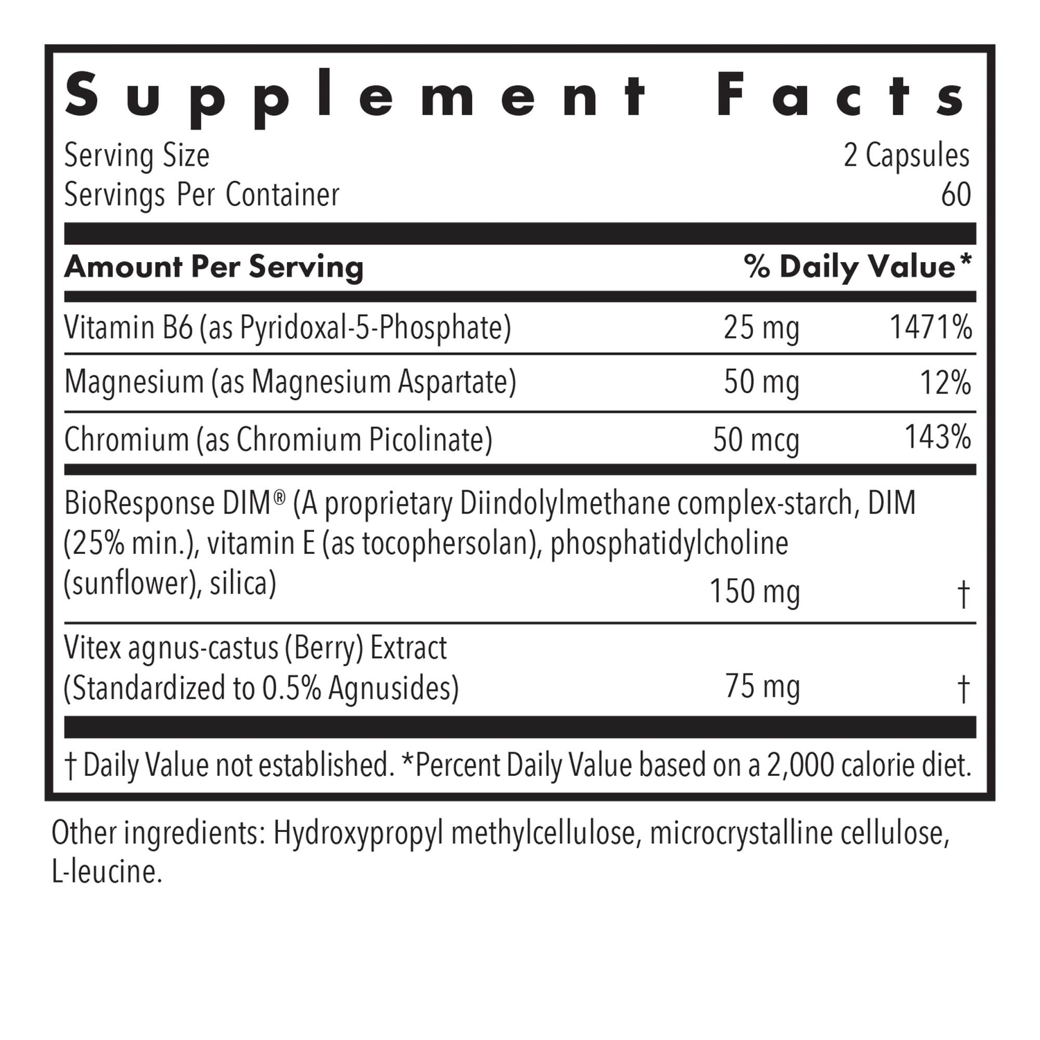 DIM Vitex PMS Formula 120Veggie Caps