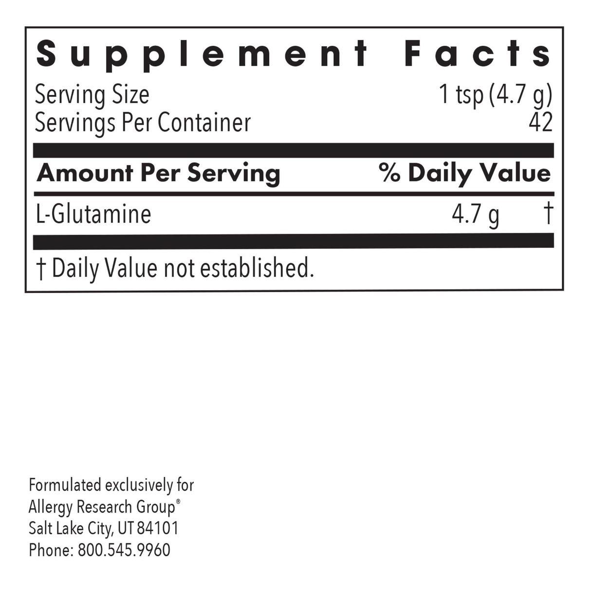 L-Glutamine 7.1 oz (200 g)Powder