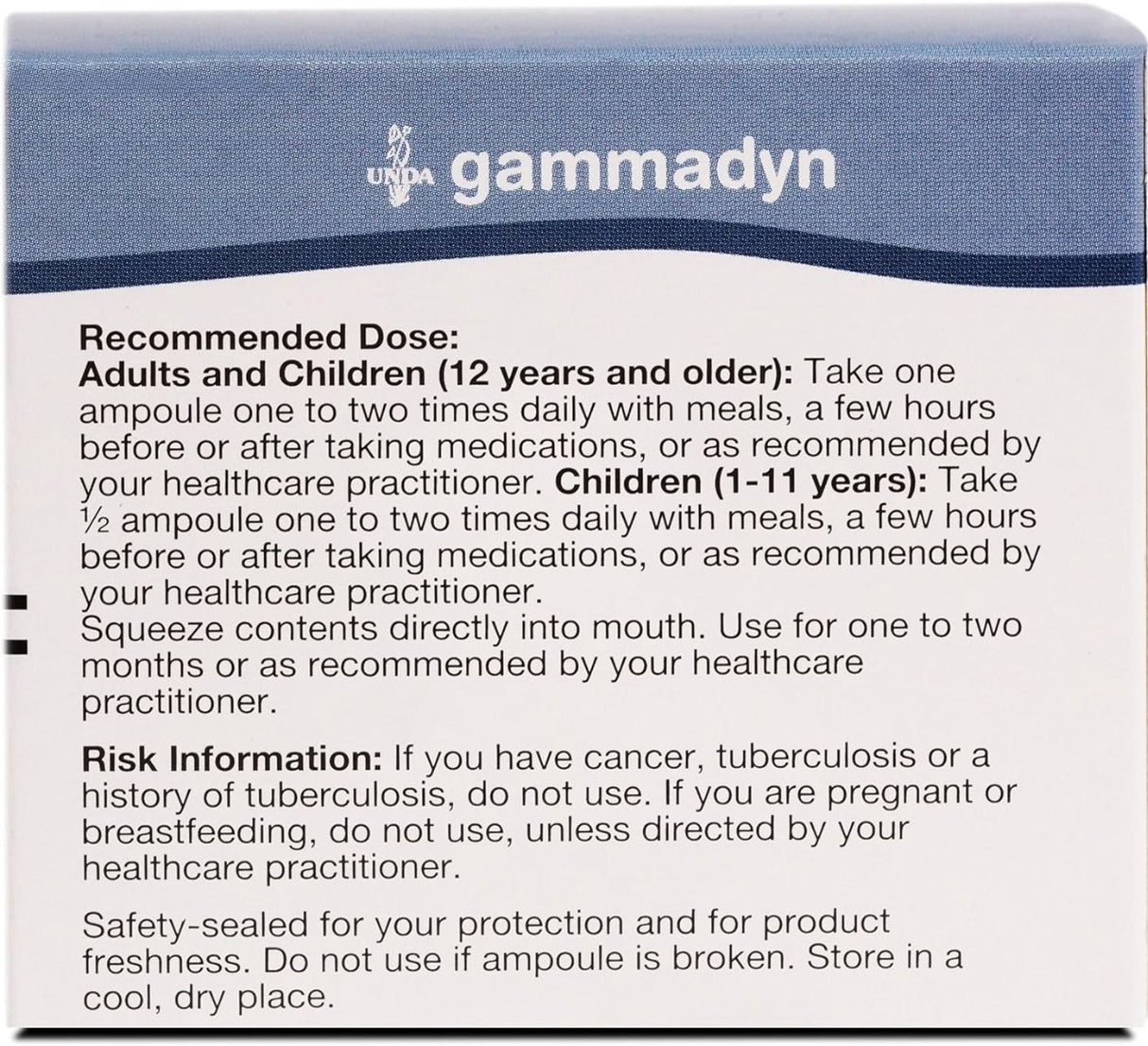 Gammadyn Zn 30 Ampule(s)