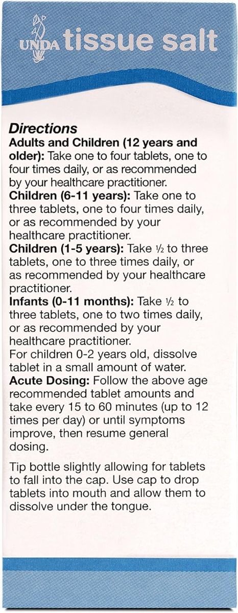 Natrium Sulfuricum 6X Homeopathic Remedy (Schuessler Salt) 100 Tablets