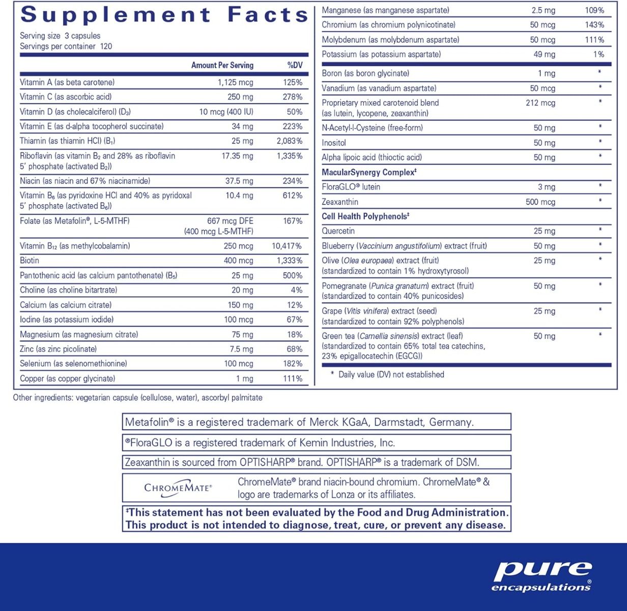 Polyphenol Nutrients 360 Capsules
