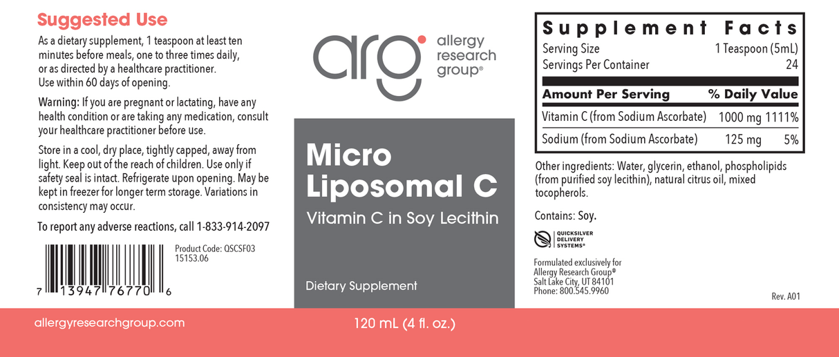 Micro Liposomal C 4 Oz Liquid