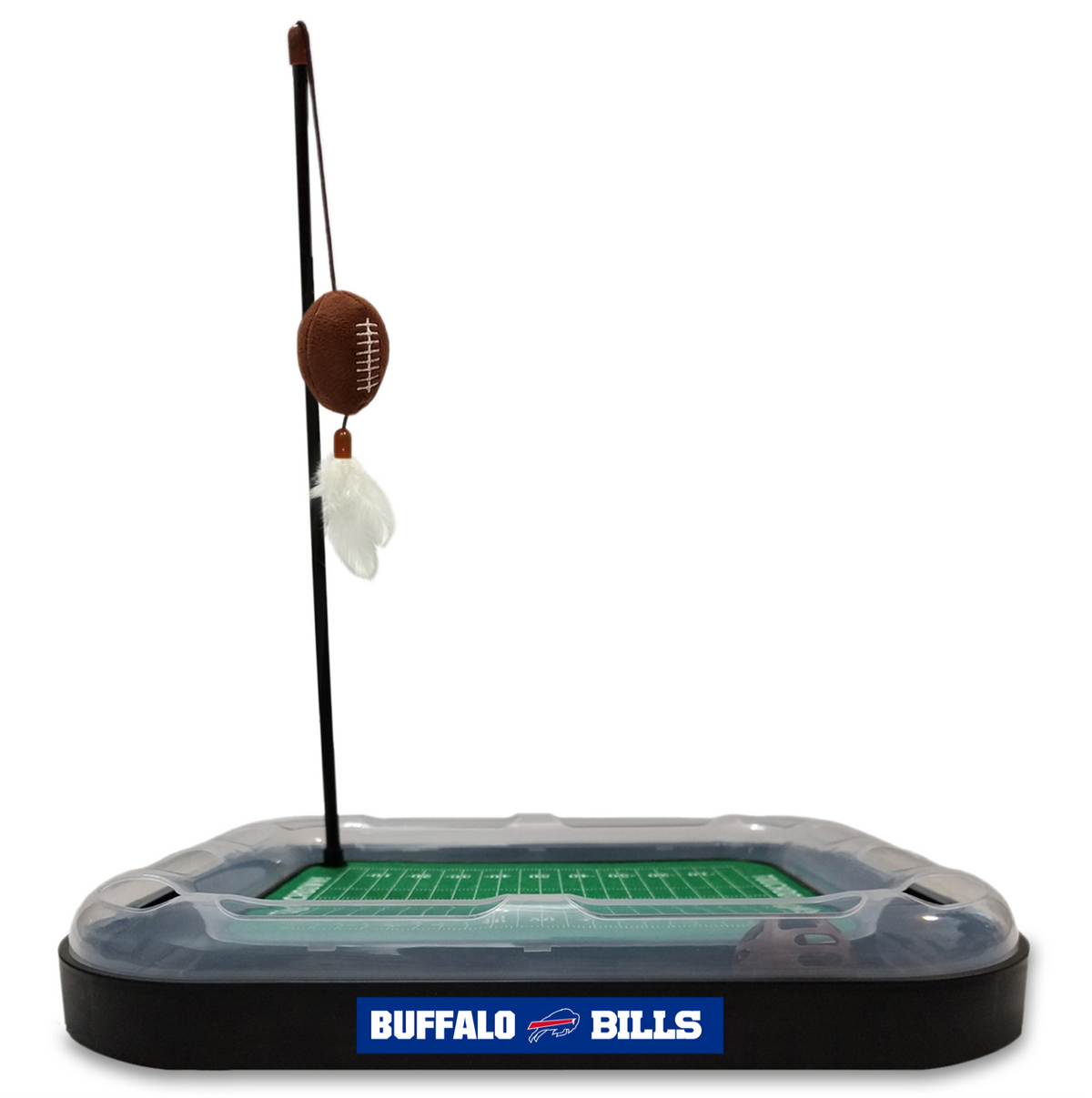 Reversible Cat Scratcher Football Field Toy (Buffalo Bills)