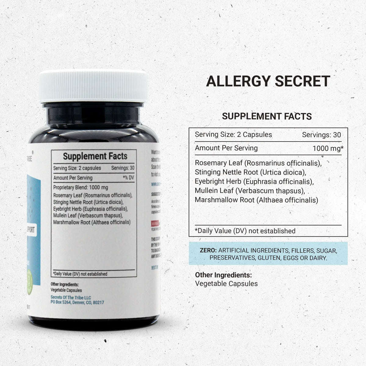 Allergy Secret Capsules - Allergy/Congestion Support