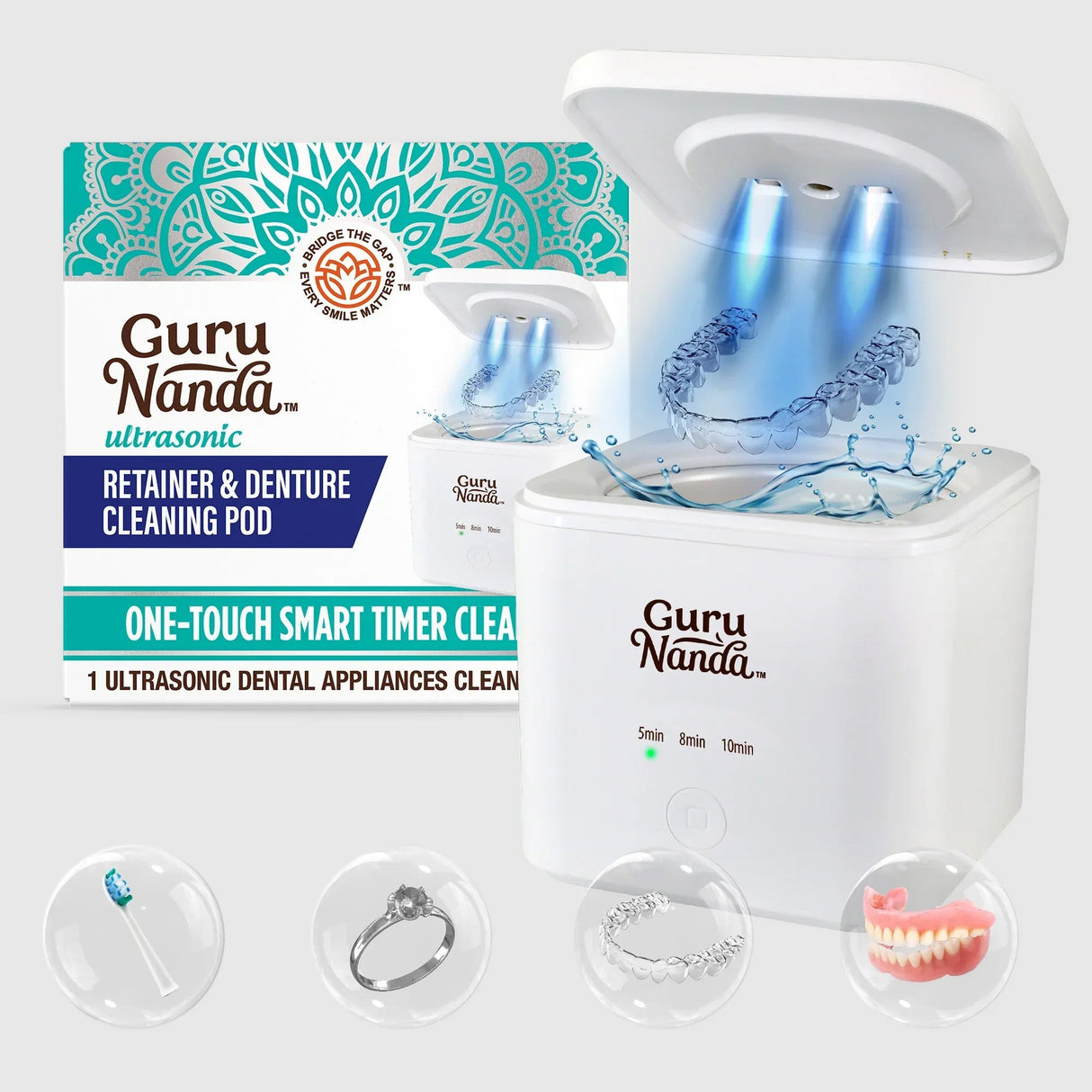 Retainer & Denture Cleaning Pod