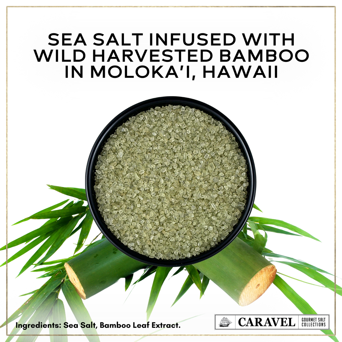 Caravel Gourmet Bamboo Jade Sea Salt