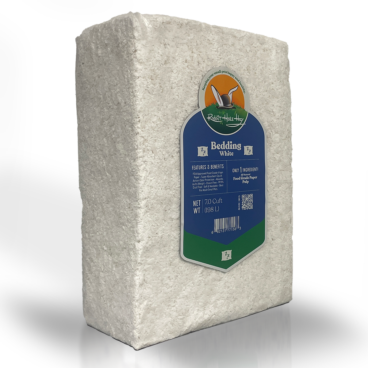 Rabbit Hole Hay Ultra Premium Food Grade White Bedding